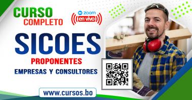 Curso 2 x 1 Completo SICOES Empresas Consultores  oferta especial v19